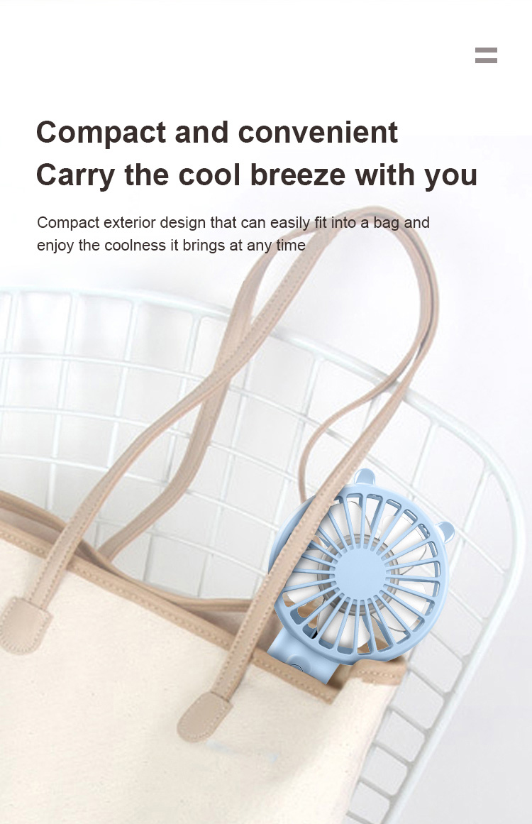 Cute Pet Fan,Packet Fan, Handheld Fan, K1 Mini Fan, Cooling Fan K1, Rechargeable Fan, K1 Portable Fan